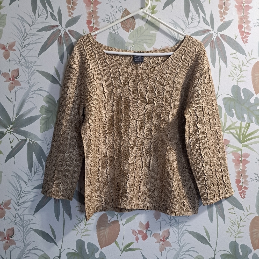 3 FOR 12 SALE Magic Fit Textured Shirt Small To Large